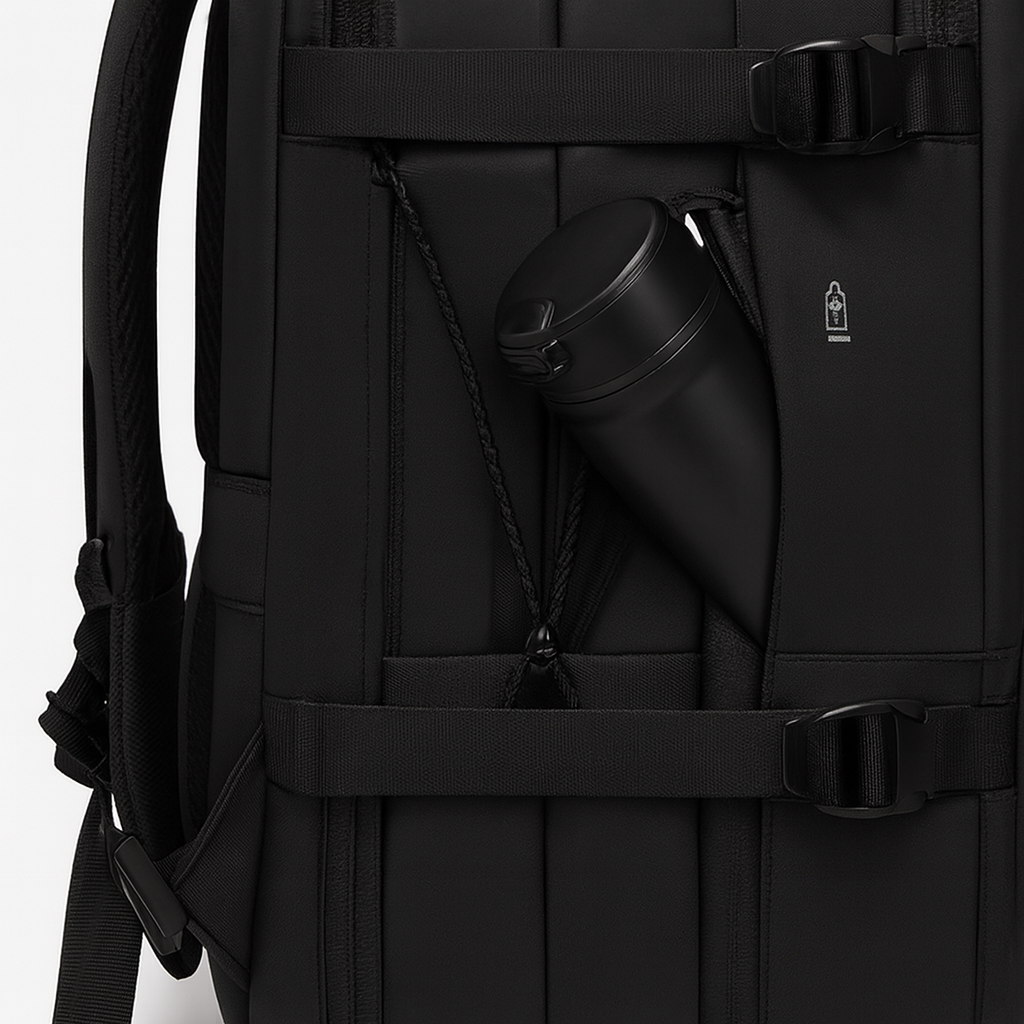 Reisetasche 35L – Wasserdicht, Multifunktional & Laptopfach bis 17 Zoll