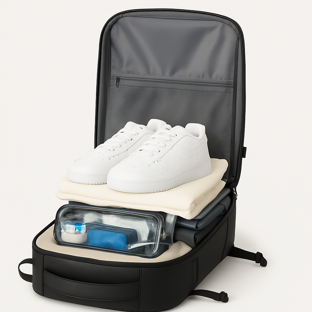 Reisetasche Herren Handgepäck 36–55L – Wasserdicht & Kompressionssystem