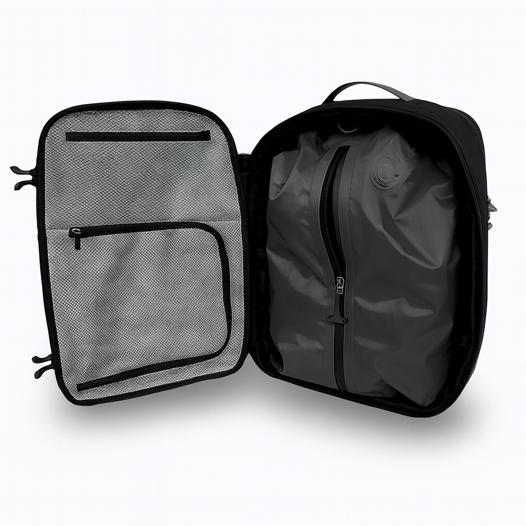Reisetasche Herren Handgepäck 36–55L – Wasserdicht & Kompressionssystem