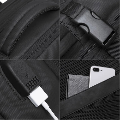Reisetasche 35L – Wasserdicht, Multifunktional & Laptopfach bis 17 Zoll