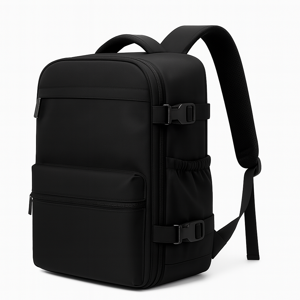 Erweiterbare Reisetasche 35L – Wasserdicht, Laptopfach & Handgepäck geeignet