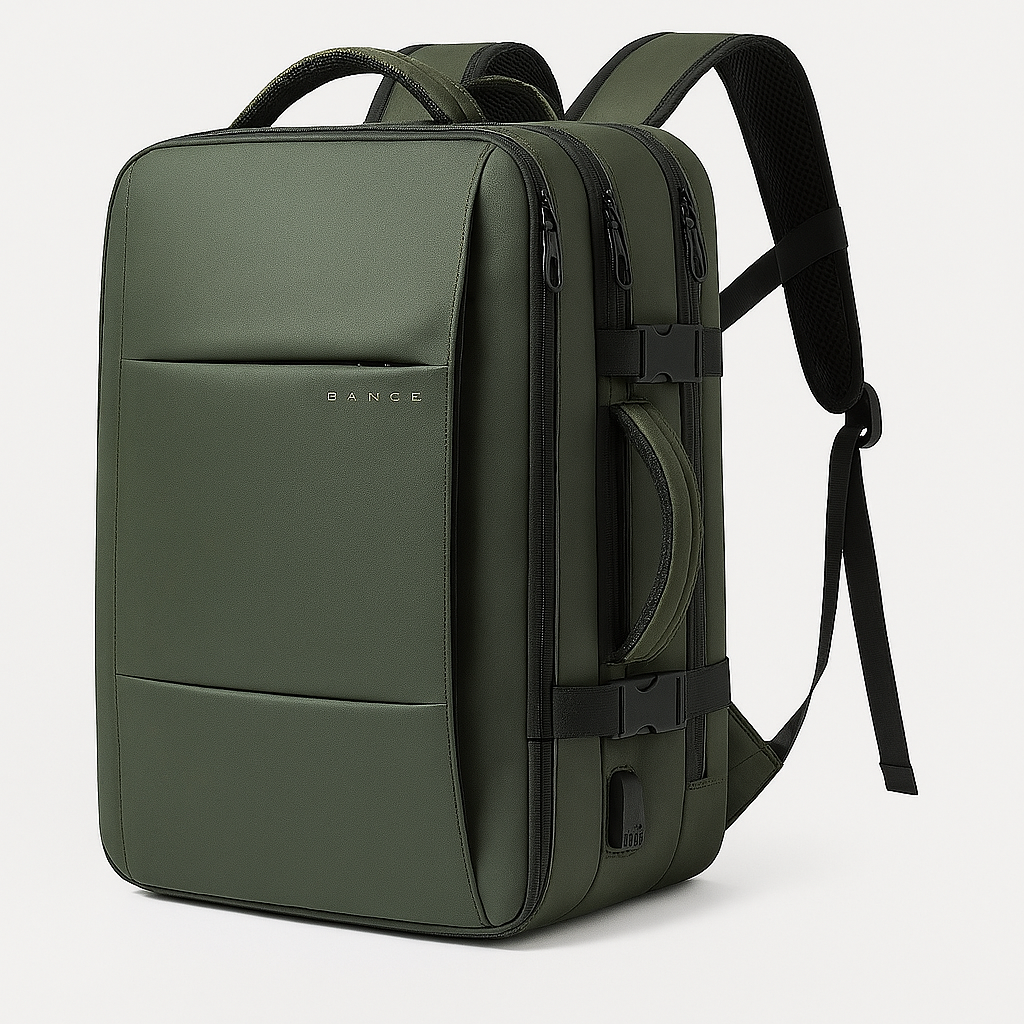 Reisetasche 35L – Wasserdicht, Multifunktional & Laptopfach bis 17 Zoll