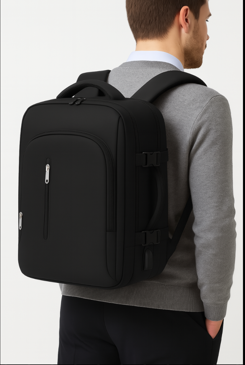 Reisetasche Herren & Damen Handgepäck 20–36L – Wasserdicht & Laptopfach 17 Zoll