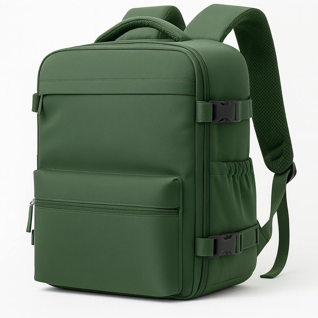 Erweiterbare Reisetasche 35L – Wasserdicht, Laptopfach & Handgepäck geeignet